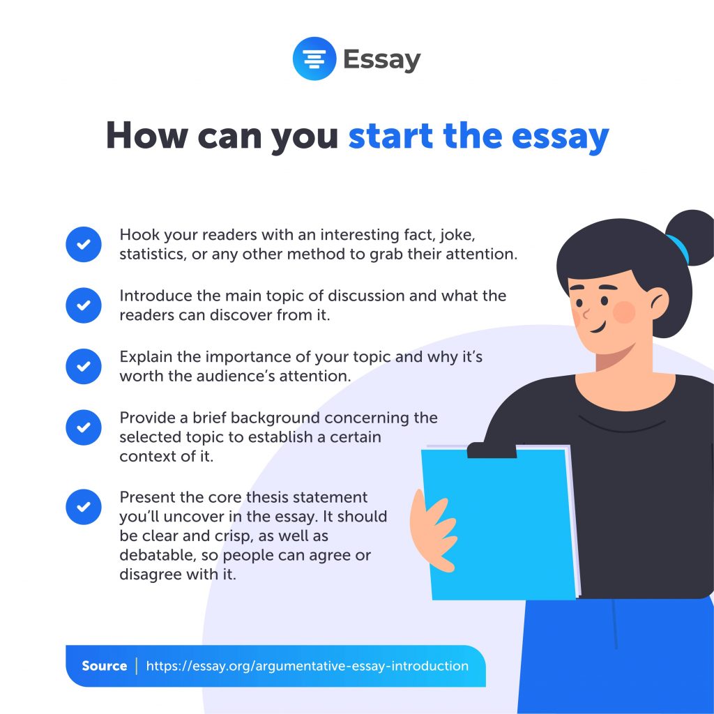 what is in an introduction for an argumentative essay